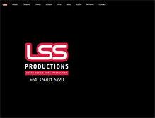 Tablet Screenshot of lssproductions.com