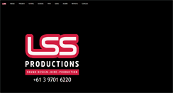 Desktop Screenshot of lssproductions.com.au